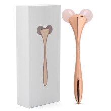 Kneading Facial Roller Tool for V Face Sculpting, Face and Neck Massager with Angled Roller for Skin Tightening and Circulation Boost