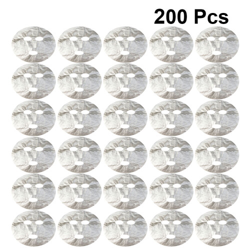 2Pièces Masques Faciaux Plastique Jetables Pour Hydratant 1