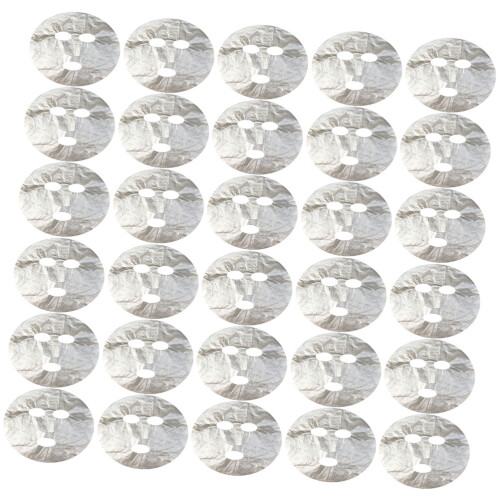 2Pièces Masques Faciaux Plastique Jetables Pour Hydratant 2
