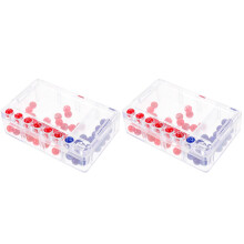 2Ensembles Mini Machine Loterie Transparente Pour Enfants