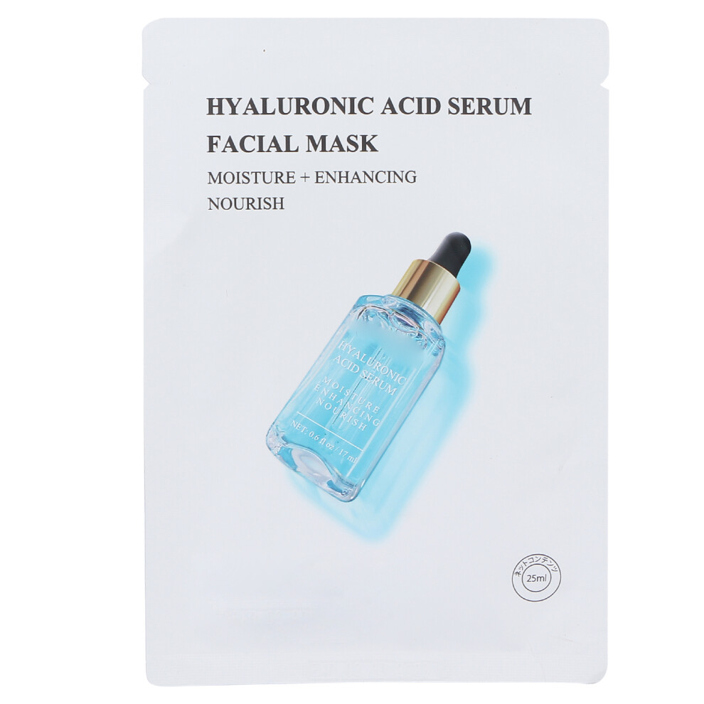 Soothing Calming Ingredients Hydrating Face Mask, Enriched With Organic Aloe Vera Gel And Hyaluronic Acid, Travel Size Sheet Mask For All Skin Types