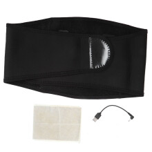 Portable Self Heating Lumbar Support Belt with Adjustable Brace, Breathable Waist Support for Improved Circulation and Muscle Relaxation, Includes