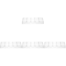 4Pièces Coffret Poker En Transparent Pour Stockage