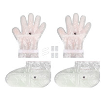 Waterproof Plastic Gloves Thickened Latex Free Disposable For Hot Wax Therapy High Quality PE No Leakage Adhesive Wall Mounted Easy Access For