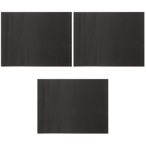 3Pièces Noir Pour Terrarium Aquarium Antidérapant 1