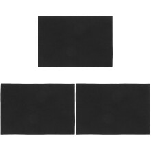 3Pcs Calligraphy Felt Mat Black Felt Desk Pad for Painting and Writing