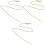 15Pcs Skin-Friendly Golden Adjustable Chains for Necklace Making 4
