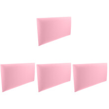 4Pcs Pink Soft PVC Wall Padding for Child Room Protection