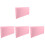 4Pcs Pink Soft PVC Wall Padding for Child Room Protection 1