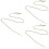 15Pcs Skin-Friendly Golden Adjustable Chains for Necklace Making 7