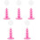 5Pcs Decorative Pink Lollipop Holder Cake Pops Stand Multi-Layer 4