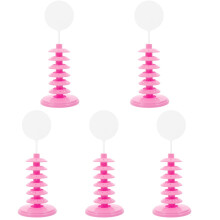 5Pcs Decorative Pink Lollipop Holder Cake Pops Stand Multi-Layer