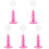 5Pcs Decorative Pink Lollipop Holder Cake Pops Stand Multi-Layer 1