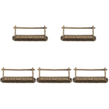 5 Pack Antique Combination Lock Cabinet Door Hinge Decoration Gate