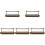 5 Pack Antique Combination Lock Cabinet Door Hinge Decoration Gate 1