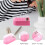 4Pcs Nail Drill Bit Storage Holder Clear Plastic Box for Manicure Use 10