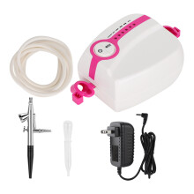 Durable Mini Compressor Airbrush Makeup Set With Cordless Rechargeable Battery Exceptional Atomization And Floating Design For Face Body Art Accurate