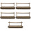 5 Pack Antique Combination Lock Cabinet Door Hinge Decoration Gate 8