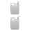 2Pièces Conteneurs Liquide Plastique Robuste Pompes Blancs Polyvalents 1