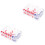 2Ensembles Mini Machine Loterie Transparente Pour Enfants 4