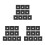 30Pcs Secure PVC Coated Awning Rail Hardware Black for Rv Canopy 1