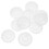 30Pcs White Plastic Storage Bucket Lid Durable Leak-Proof Screw Cap 10