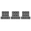 30Pcs Secure PVC Coated Awning Rail Hardware Black for Rv Canopy 7
