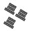 30Pcs Secure PVC Coated Awning Rail Hardware Black for Rv Canopy 8