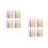 32Pcs Lip Balm Tubes Assorted Colors Plastic DIY Lip Gloss Containers 1