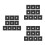30Pcs Secure PVC Coated Awning Rail Hardware Black for Rv Canopy 9