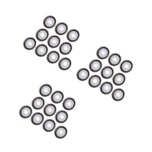 30Pcs Durable Round Pearl Buttons Multi Color for Clothing Craft DIY