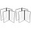 2 Pack Menu Paper Holders Clear Covers Protector Transparent Book 1