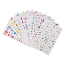 3D Nail Art Stickers Self Adhesive Unique Designs With Adhesive Design Non Toxic Material Cute Patterns Exquisite Workmanship For Creative DIY