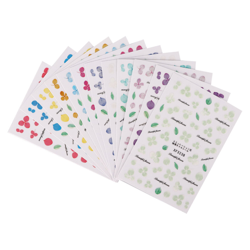 3D Nail Art Stickers Self Adhesive Unique Designs With Adhesive Design Non Toxic Material Cute Patterns Exquisite Workmanship For Creative DIY