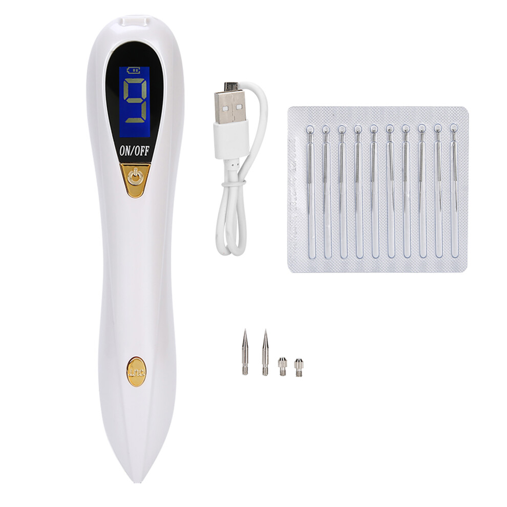 Soft Tissue Removal Kit for Home Use, SkinTag Remover with Reusable Probes and Adjustable Output, Wart Removal Device Using Electric Ion