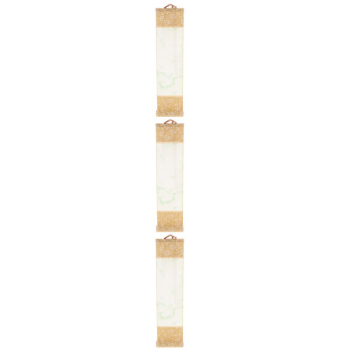 3Pcs Multi Gilded Vertical Blank Chinese Calligraphy Paper Scrolls 2