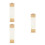 3Pcs Multi Gilded Vertical Blank Chinese Calligraphy Paper Scrolls 5