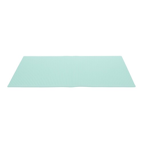 4Pcs Silicone Refrigerator Liners Light Green Non-Slip Waterproof Mats 1