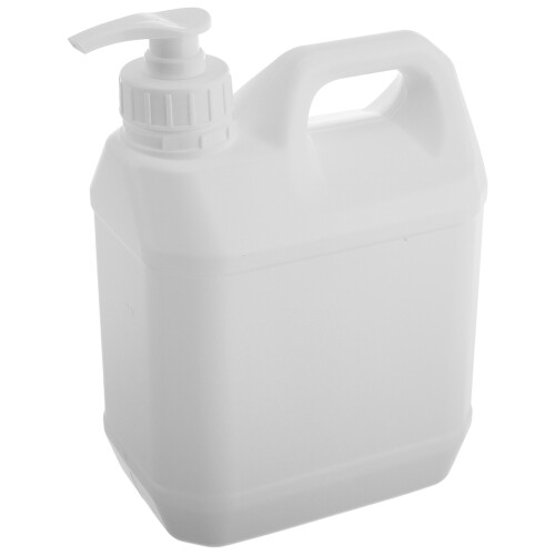 2Pièces Conteneurs Liquide Plastique Robuste Pompes Blancs Polyvalents 1
