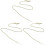 15Pcs Skin-Friendly Golden Adjustable Chains for Necklace Making 1