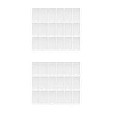 40Pcs Plastic 8 Cavity Wax Melt Containers for DIY Candles and Crafts