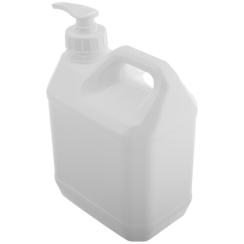 2Pièces Conteneurs Liquide Plastique Robuste Pompes Blancs Polyvalents 2