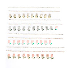 Trendy Y2K Nail Art Accessories With Sparkling Aurora Effect Premium Metal Nail Decorations DIY Style Easy To Use At Home Or Beauty Salons