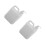 2Pièces Conteneurs Liquide Plastique Robuste Pompes Blancs Polyvalents 8