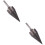 2 Sets Fashionable Versatile Keychain High Hardness Drill Bits Masonry 5