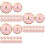 48Pièces Jetable Rose Pour Premier Anniversaire Bébé 8