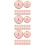 48Pièces Jetable Rose Pour Premier Anniversaire Bébé 9