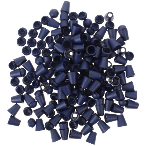 400Pcs Blue Drawstring Cord Locks Stoppers for Backpacks Sweaters Hats 1