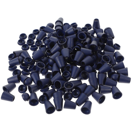400Pcs Blue Drawstring Cord Locks Stoppers for Backpacks Sweaters Hats 2