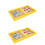 2Sets Impact-Resistant Plastic Chess Board Toy for Children 6